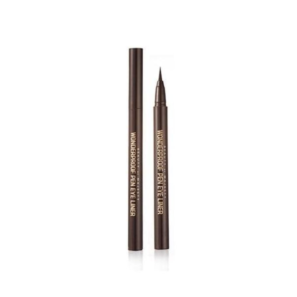 Bút dạ kẻ mắt Bom Wonderproof Pen 0.2g đầu cọ siêu mảnh, lâu trôi