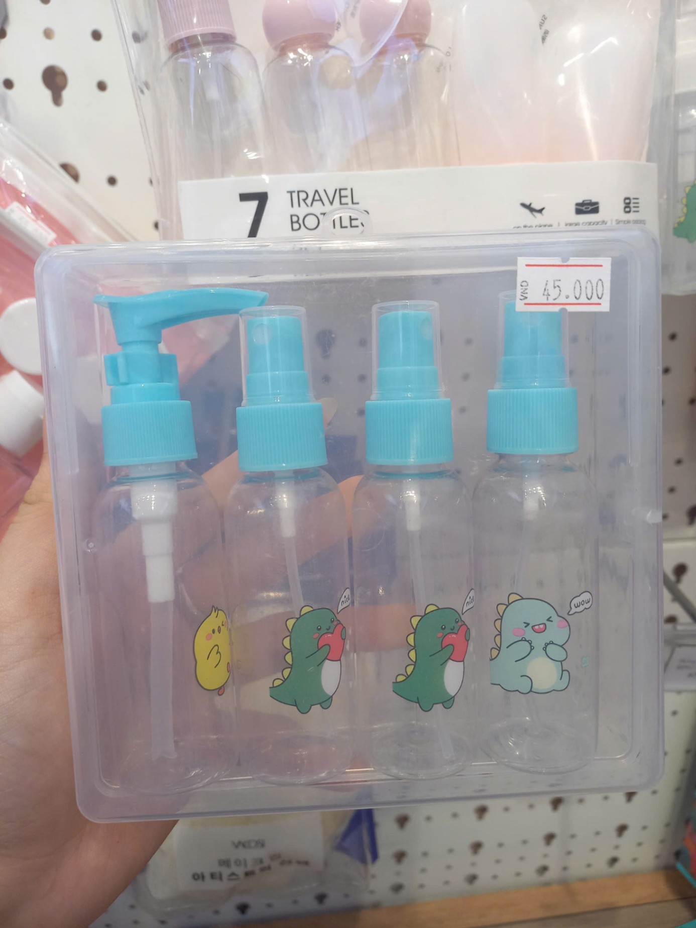 Bộ chiết mỹ phẩm Yighilian Travel Bottle 7 món tiện lợi có thể đem theo