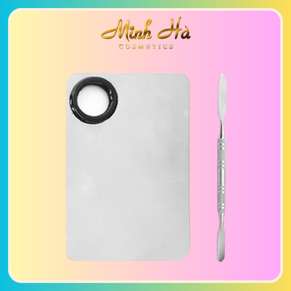 Khay tán nền inox kèm que