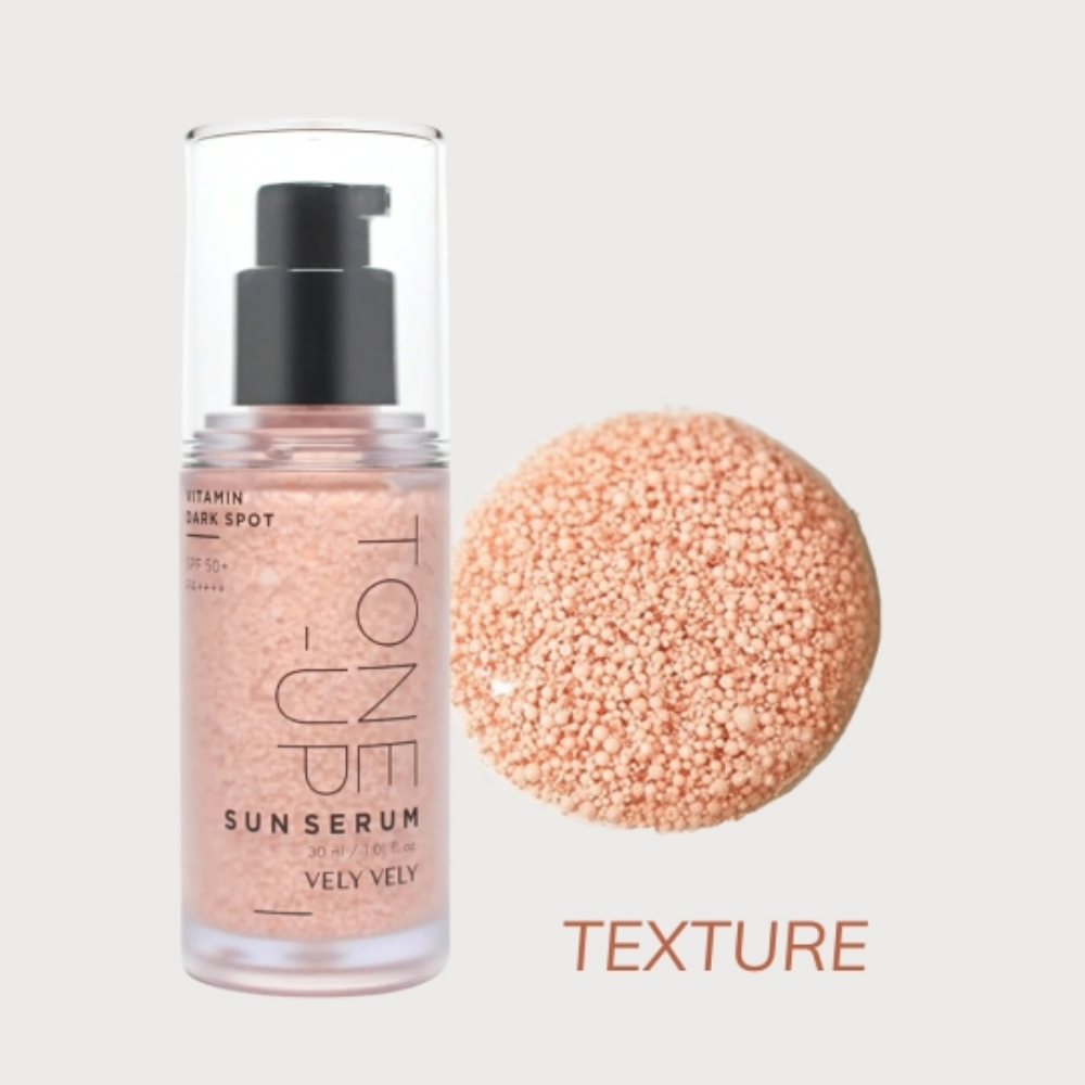 Tinh chất chống nắng Vely Vely Vitamin Dark Spot Tone-up Sun Serum SPF50+ PA++++ 30ml nâng tone dưỡng ẩm