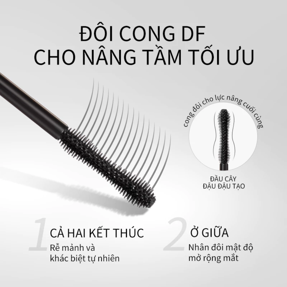 Mascara Zeesea Vỏ bạc kháng nước lâu trôi 36h 6g