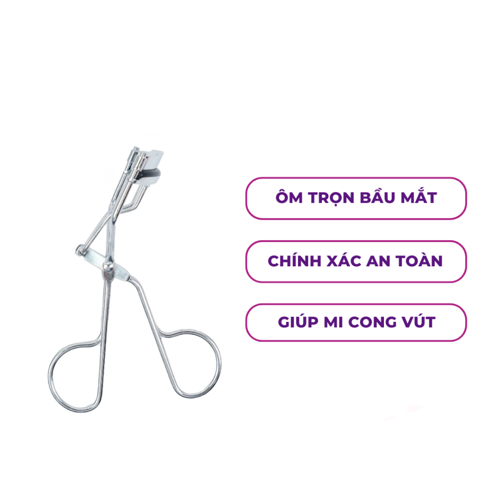 Bấm mi JARY Eyelash Curler Silver Bạc