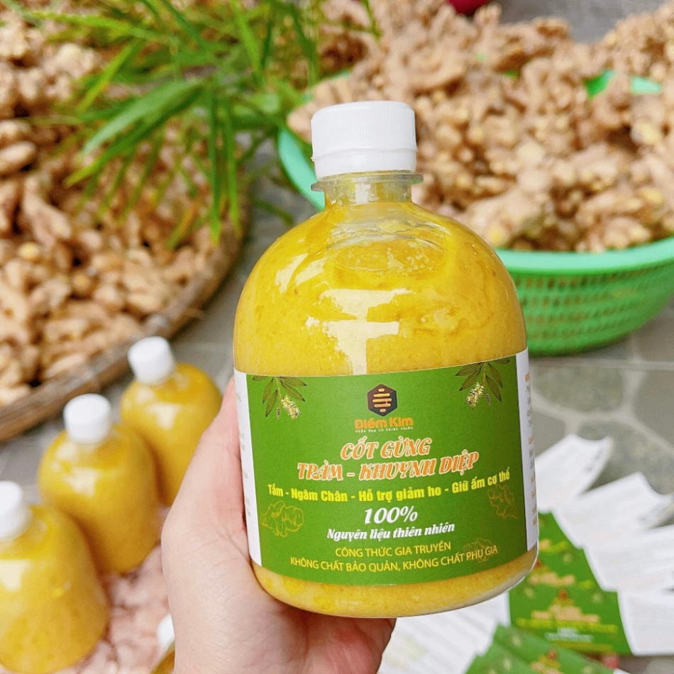 Cốt Gừng Tràm-Khuynh Diệp Điềm Kim 500ml