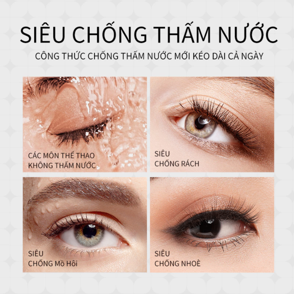 Mascara Zeesea Vỏ bạc kháng nước lâu trôi 36h 6g