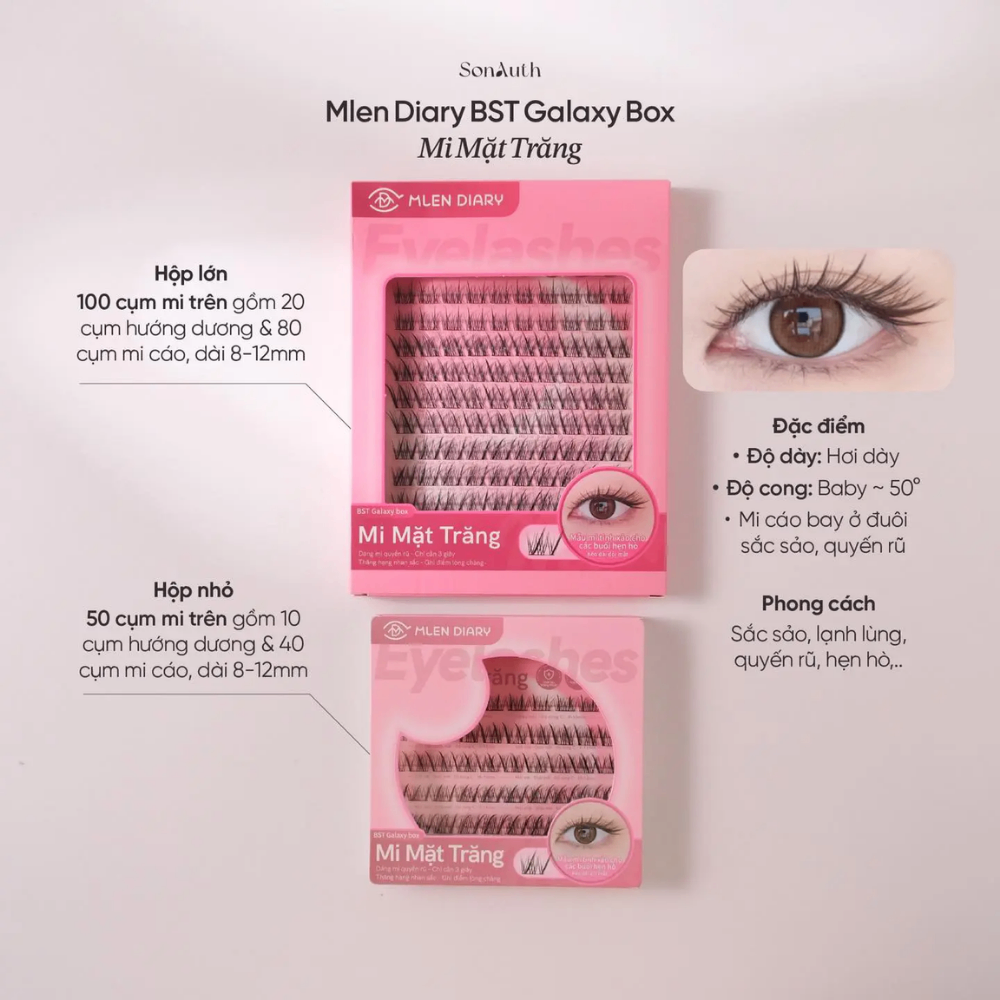Mi giả Mlen Diary Mi Mặt Trăng DTM021792_R (hộp lớn)