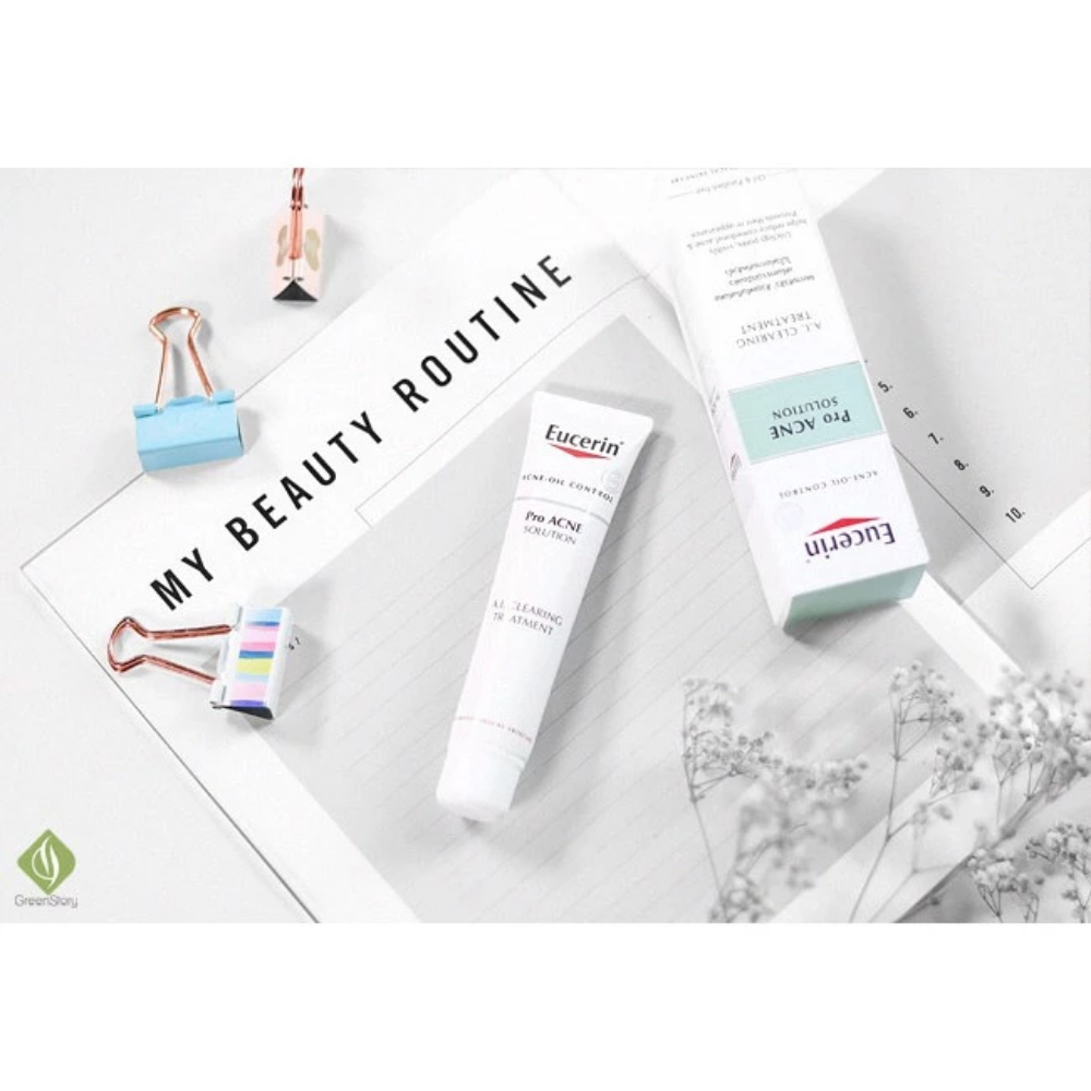 Gel giảm mụn Eucerin Pro ACNE Solution A.I Clearing Treatment 40ml giảm thâm mụn và ngăn ngừa mụn