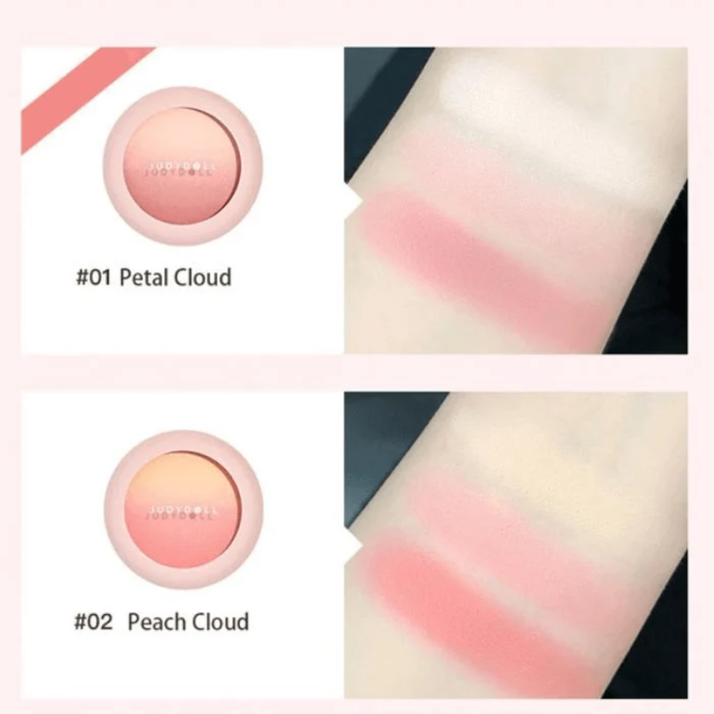 Phấn má hồng Judydoll Gradual Powder Blusher 4.3g phấn mịn tông màu tự nhiên phù hợp với tông da châu Á
