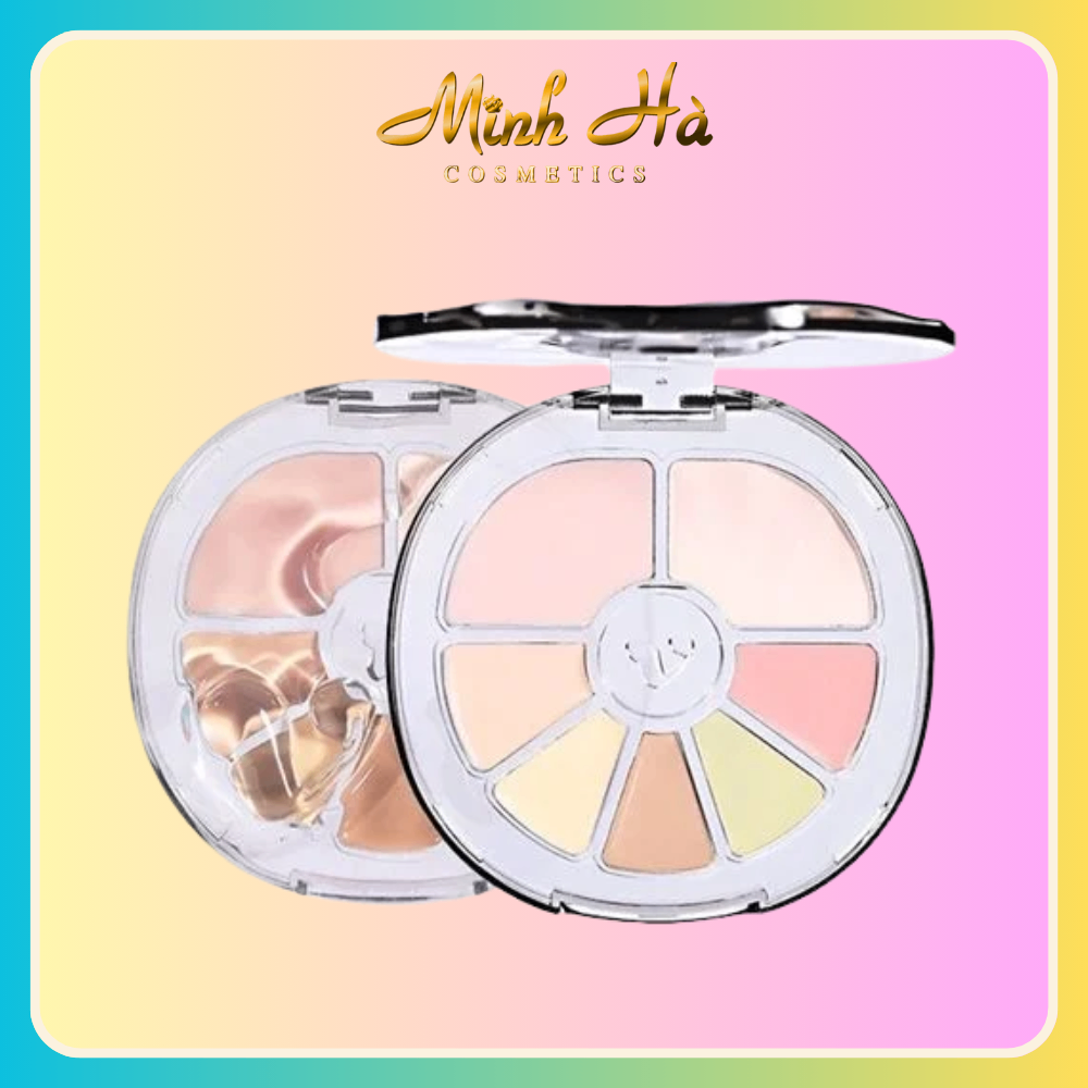 Bảng che khuyết điểm 7 ô Veecci Silky Smooth N01