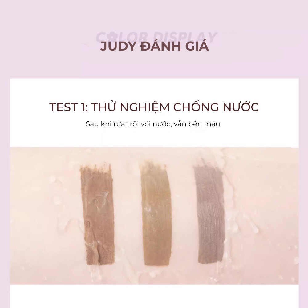 Mascara chuốt và định hình lông mày Judydoll Eyebrow Mascara 2.5g tự nhiên bền màu khô nhanh