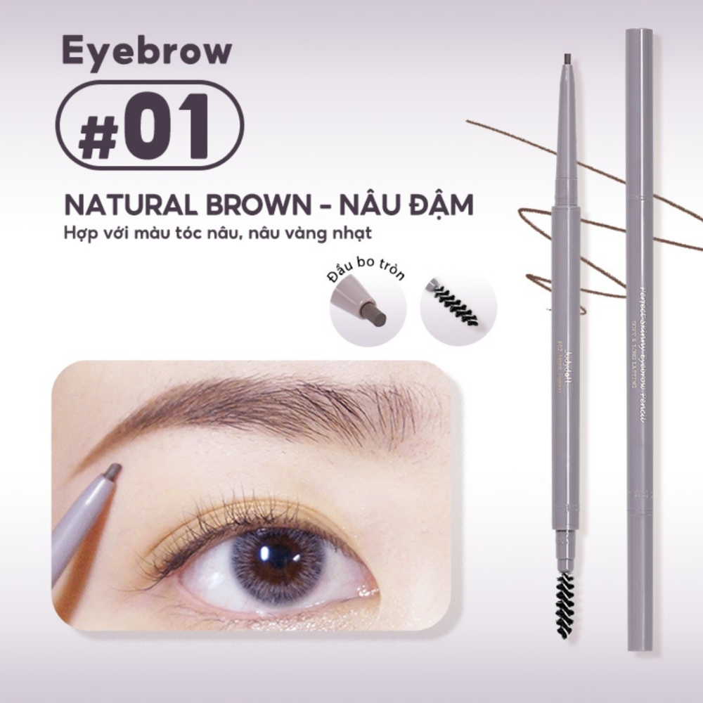 Chì kẻ mày Judydoll Perfect Skinny Eyebrow Pencil 10g #01