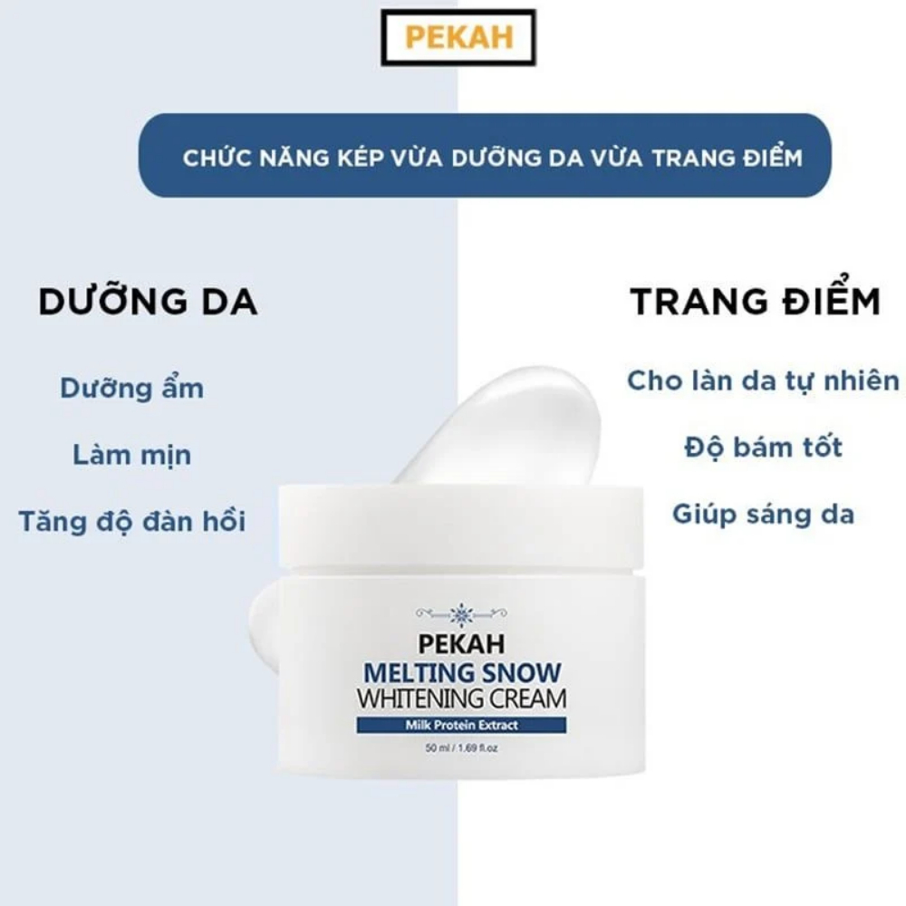 Kem dưỡng Pekah Melting Snow Whitening Cream 50ml