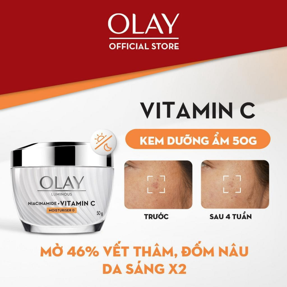 Kem dưỡng Olay Luminous 50g dưỡng trắng giảm thâm ngăn ngừa lão hóa