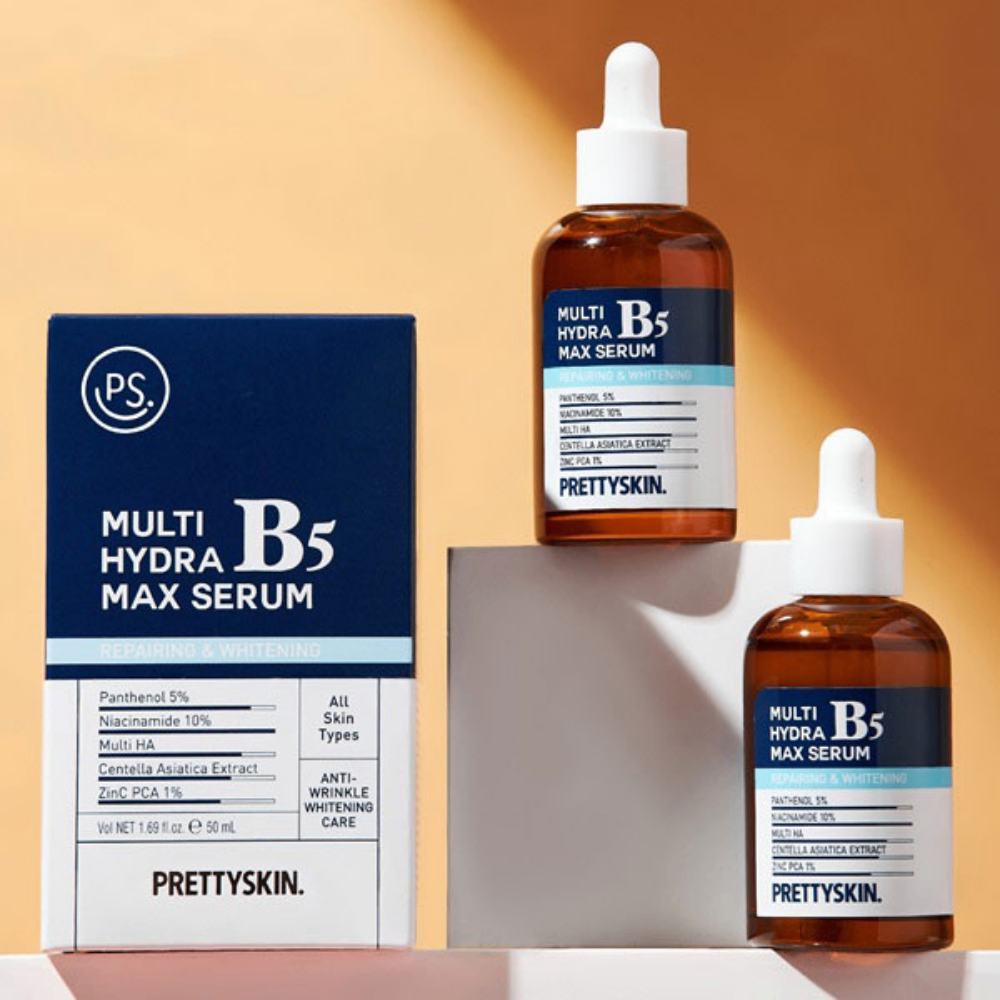 Tinh Chất Phục Hồi Cho Da Dầu PrettySkin Multi Hydra B5 Max Serum 50ml