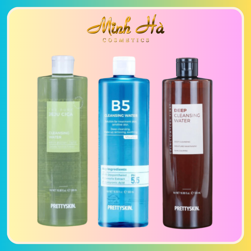 Nước tẩy trang Prettyskin 600ml dành cho mọi loại da - giúp dưỡng ẩm, làm sạch sâu