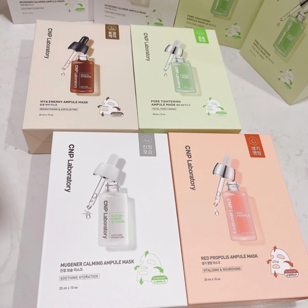 Mặt nạ giấy CNP Laboratory Ampule Mask 25ml cấp ẩm làm dịu và chống lão hóa cho da