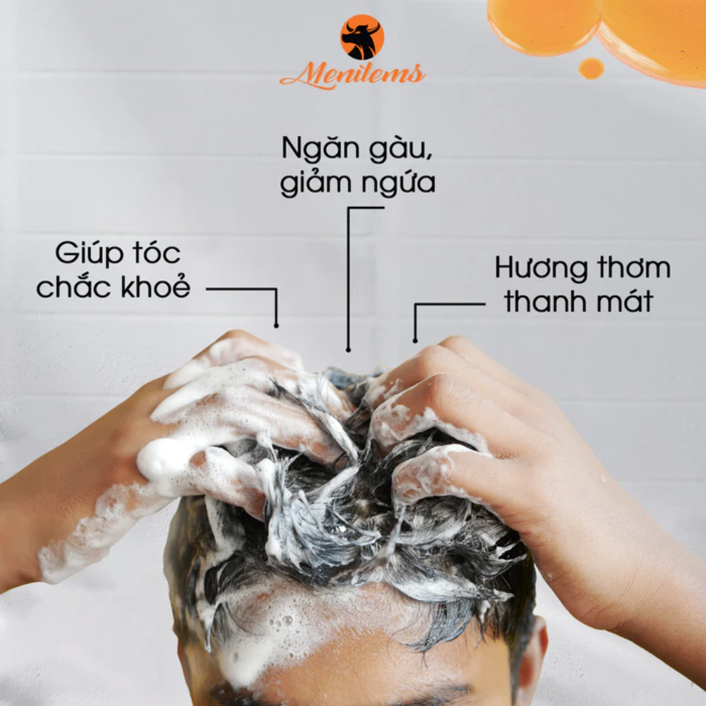 Dầu gội Menitems Anti Dandruff Shampoo 250ml làm sạch da đầu, bã nhờn