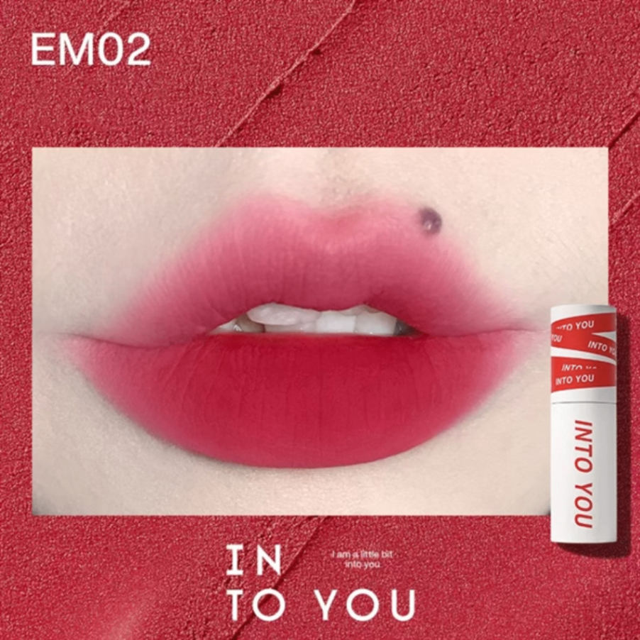Son kem lì INTO YOU Shero Super Matte Lip & Cheek Mud 5g làm đều màu môi