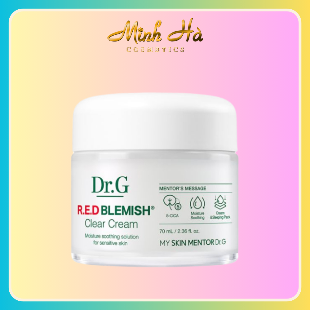 Kem dưỡng Dr.G Red Blemish Cream 70/100ml làm dịu phục hồi da