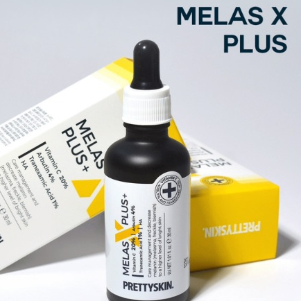 Serum dưỡng trắng, mờ thâm nám Prettyskin Melas x Plus 30ml
