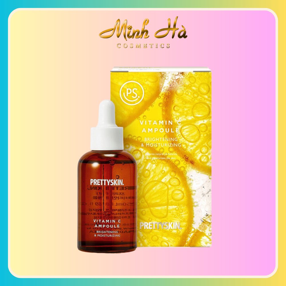 PRETTYSKIN Tinh chất dưỡng sáng và mờ thâm Vitamin C Ampoule 50ml