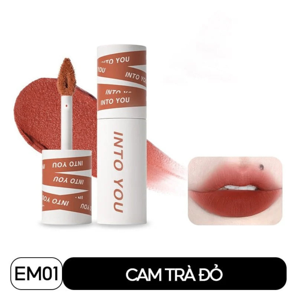 Son kem lì INTO YOU Shero Super Matte Lip & Cheek Mud 5g làm đều màu môi