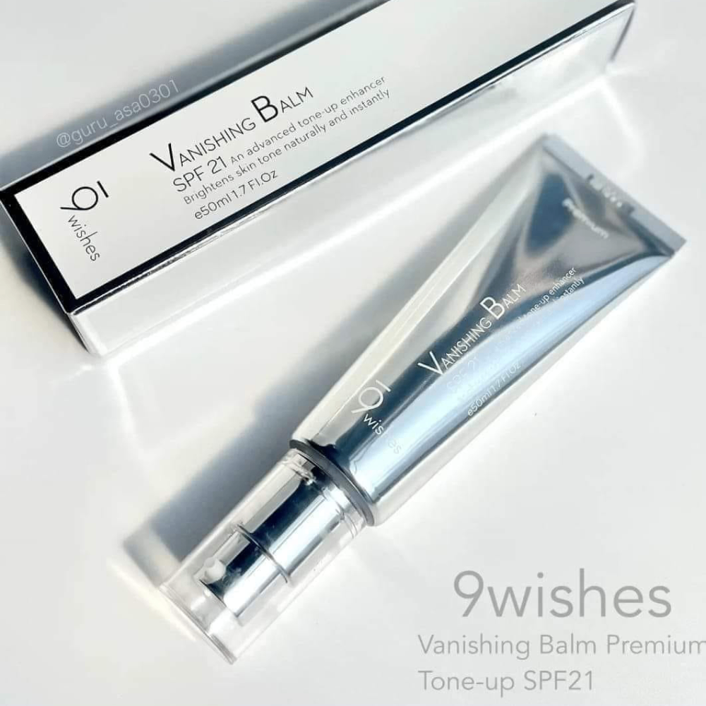 Kem dưỡng nâng tông 9 Wishes Vanishing Balm Premium SPF21 50ml