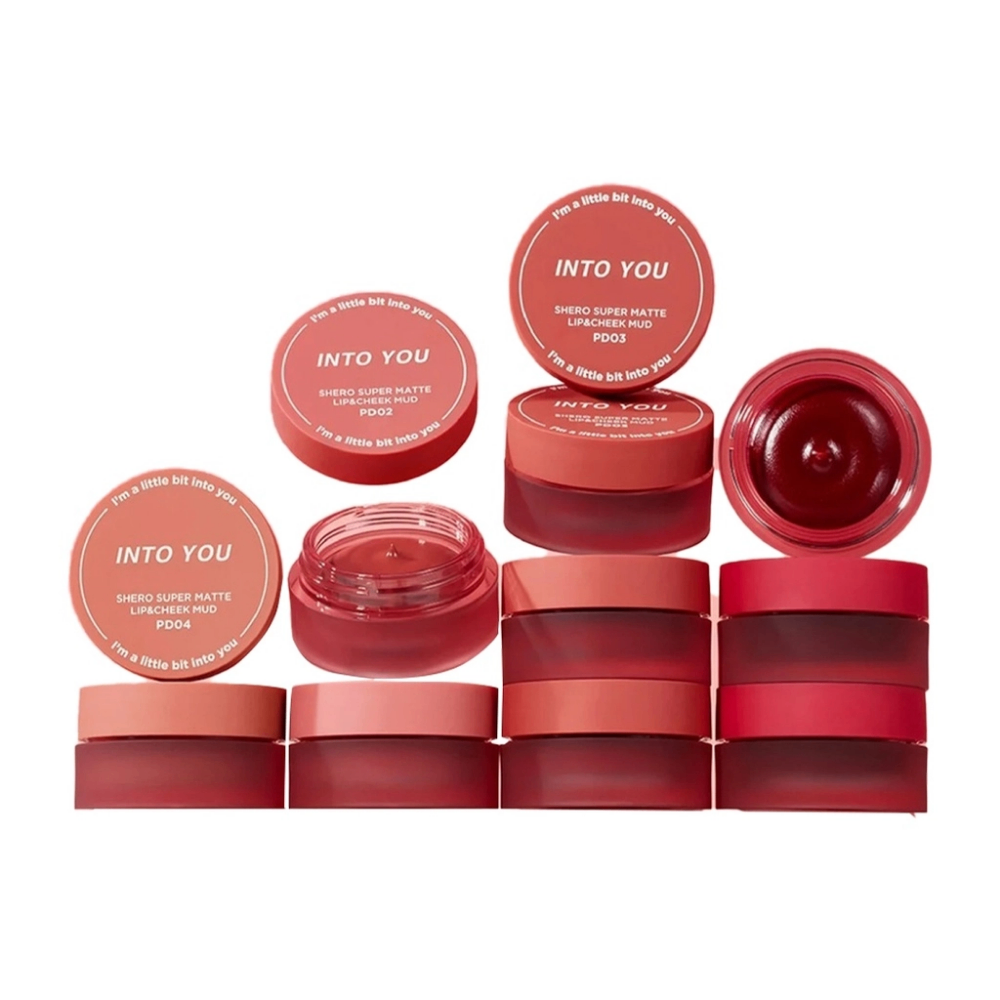 Son bùn hũ Into You Shero Super Matte 5g mịn môi lâu trôi lên màu chuẩn