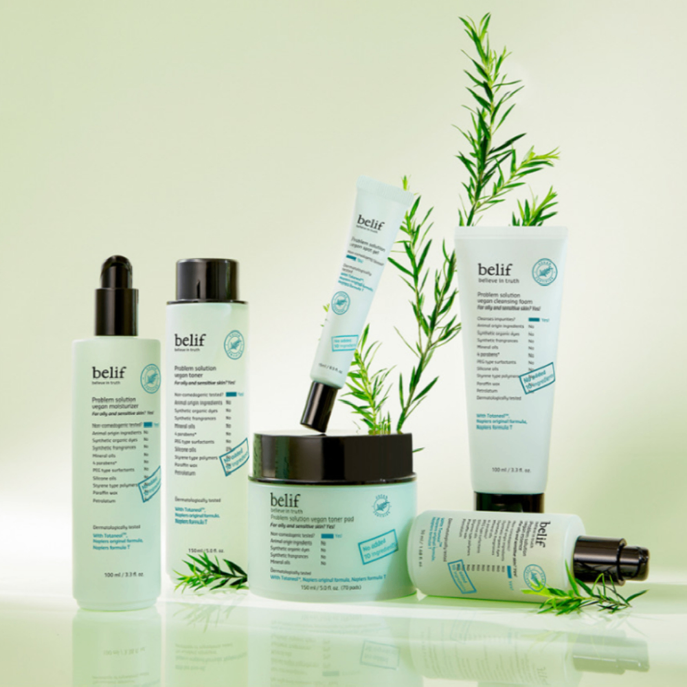 Nước hoa hồng Belif problem solution vegan toner 150ml