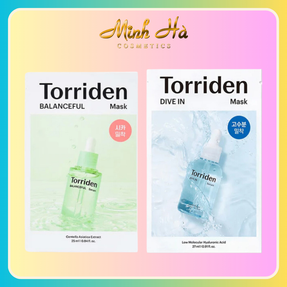 Mặt nạ giấy dưỡng da Torriden Mask 25ml cấp ẩm, phục hồi, làm dịu da