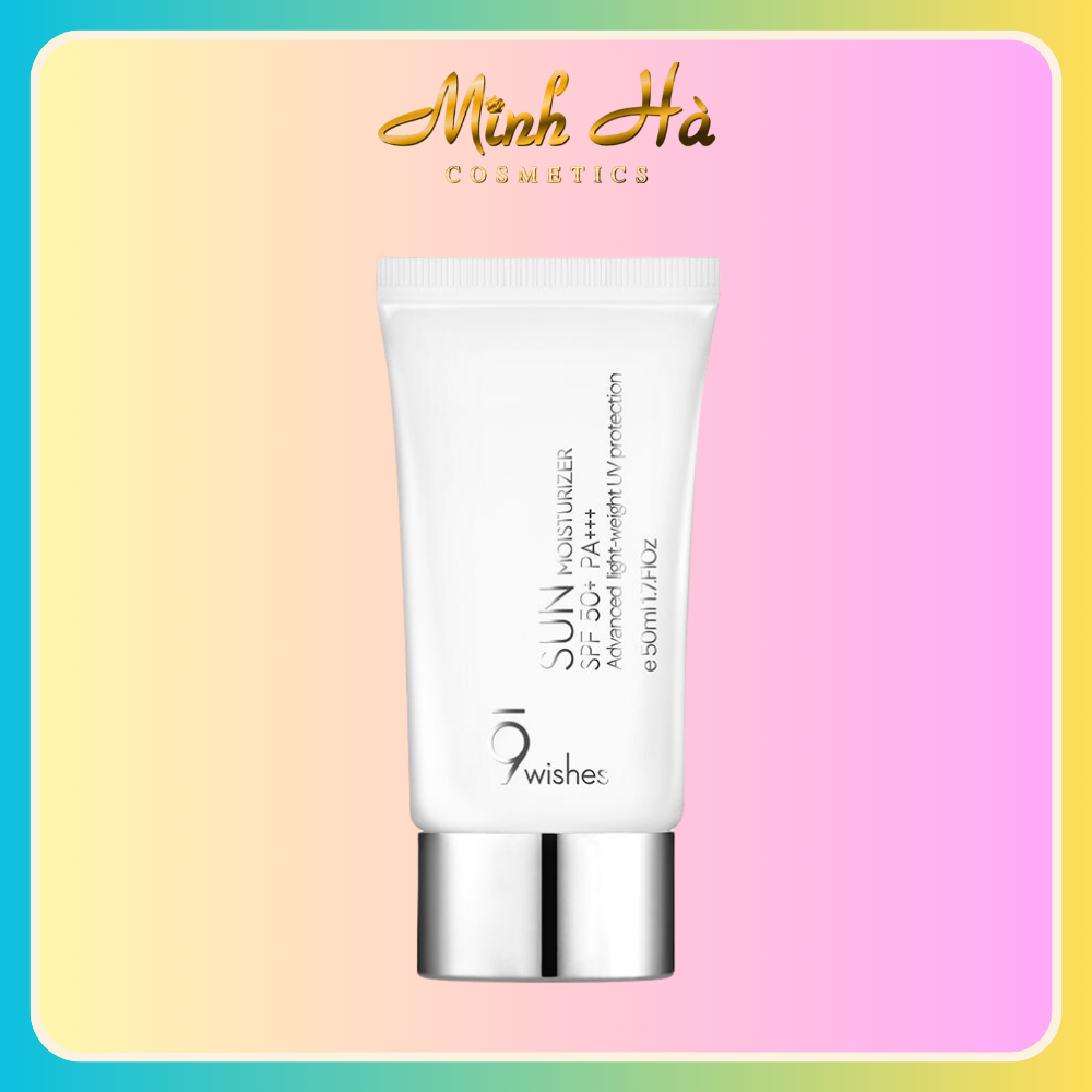 Kem chống nắng 9 Wishes Sun Moisturizer SPF50+ PA+++ 50ml