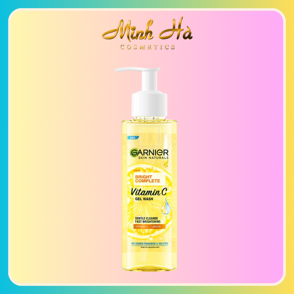 Gel rửa mặt Garnier Skin Naturals Bright Complete Vitamin C 120ml
