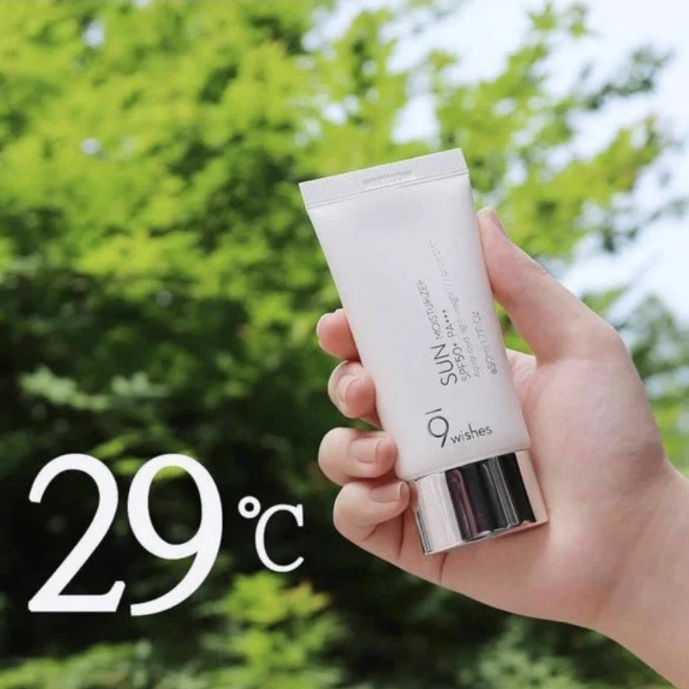 Kem chống nắng 9 Wishes Sun Moisturizer SPF50+ PA+++ 50ml