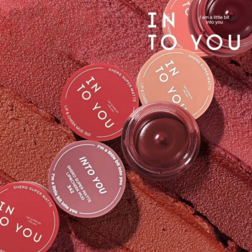 Son bùn hũ Into You Shero Super Matte 5g mịn môi lâu trôi lên màu chuẩn