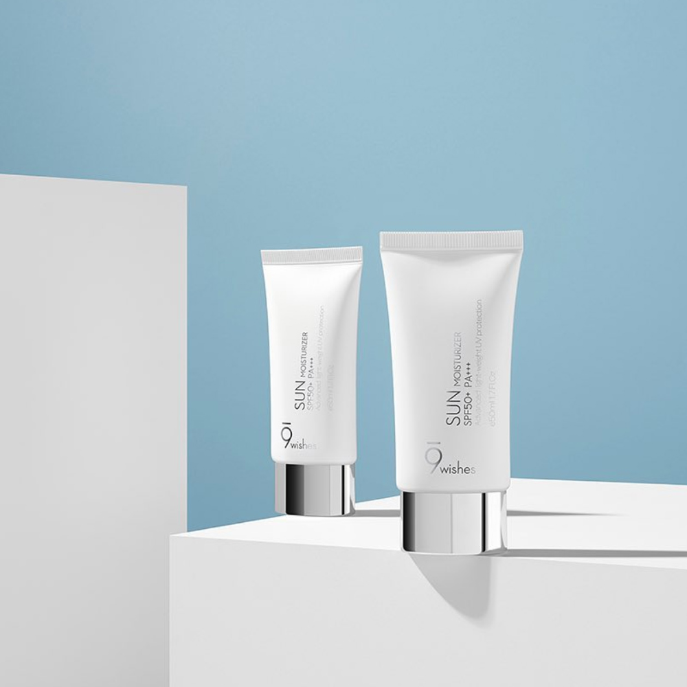 Kem chống nắng 9 Wishes Sun Moisturizer SPF50+ PA+++ 50ml