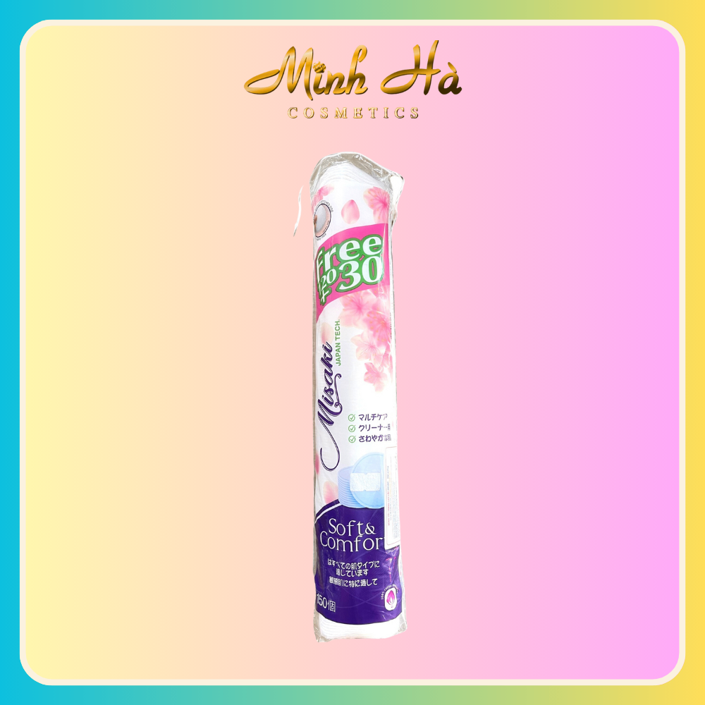 Bông tẩy trang Misaki 150 miếng