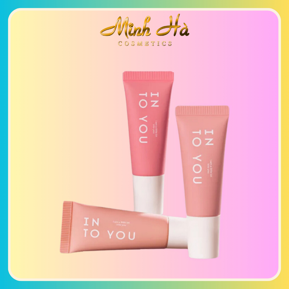 Má hồng kem INTO YOU 3g dạng tuýp bền màu lâu trôi lên màu tự nhiên