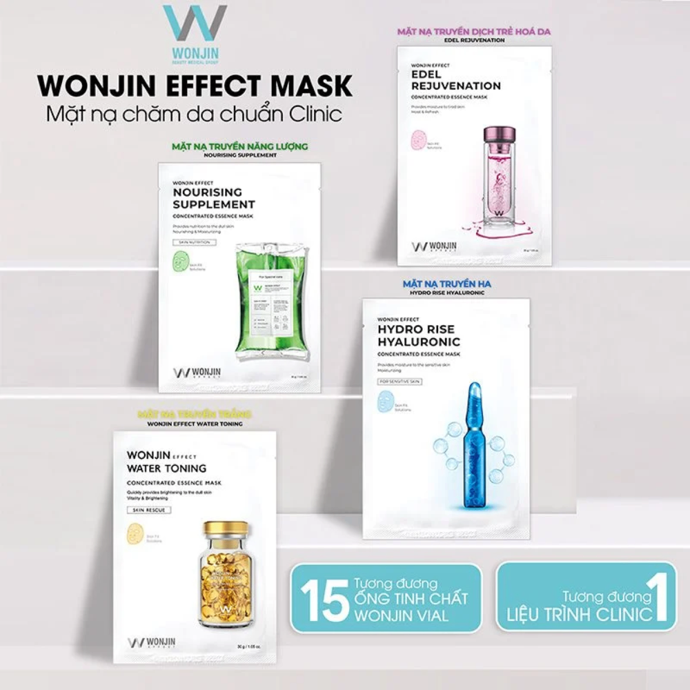 Mặt nạ Wonjin Effect Concentrated Essence Mask 30g cấp ẩm làm dịu da