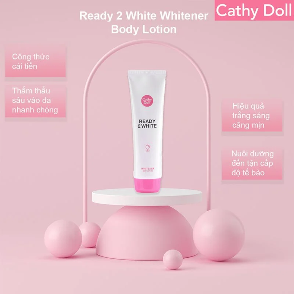 Dưỡng thể body Cathy Doll Ready 2 White 150ml