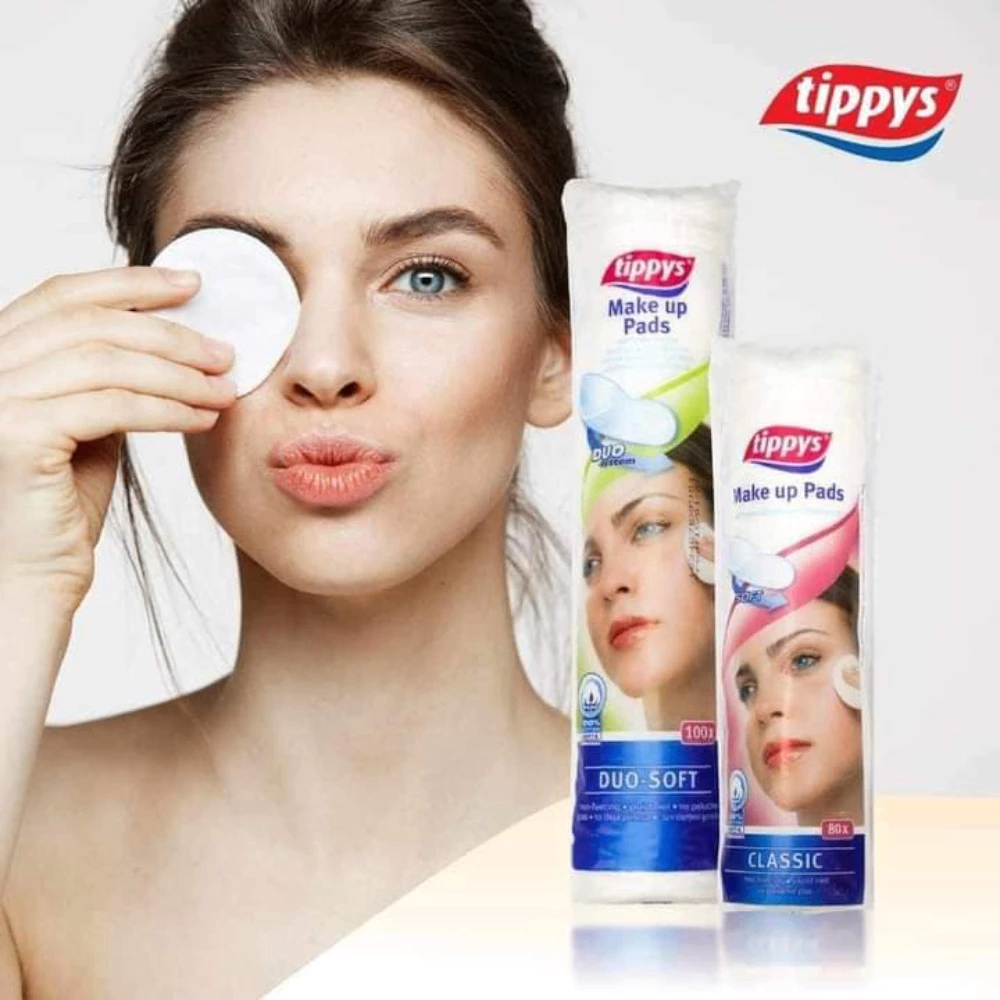 Bông tẩy trang Tippys 120 miếng