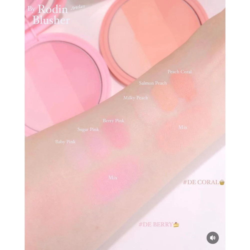 Phấn má hồng Too Cool For School Artclass By Rodin Blusher 9.5g 3 màu bột phấn siêu mịn kiềm dầu