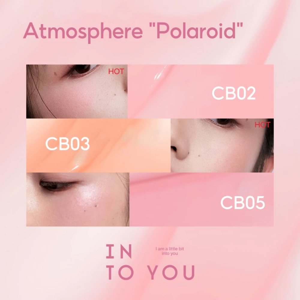 Phấn má hồng Into You Air Cushion Blush 3.2g nhẹ và mỏng chống thấm nước