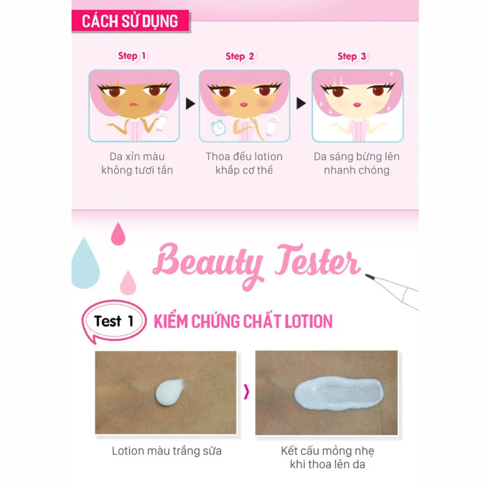 Dưỡng thể body Cathy Doll Ready 2 White 150ml