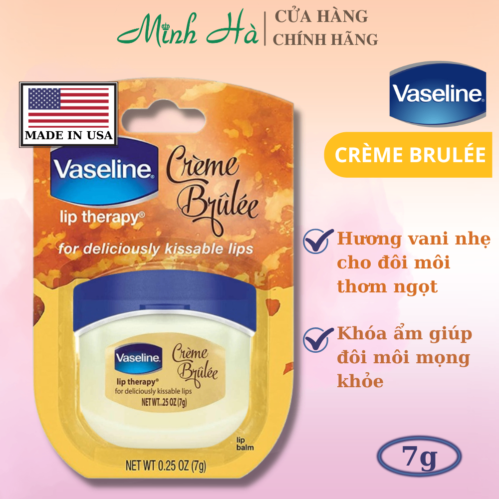 Vaseline dưỡng môi Lip Therapy 7g dưỡng môi hồng xinh