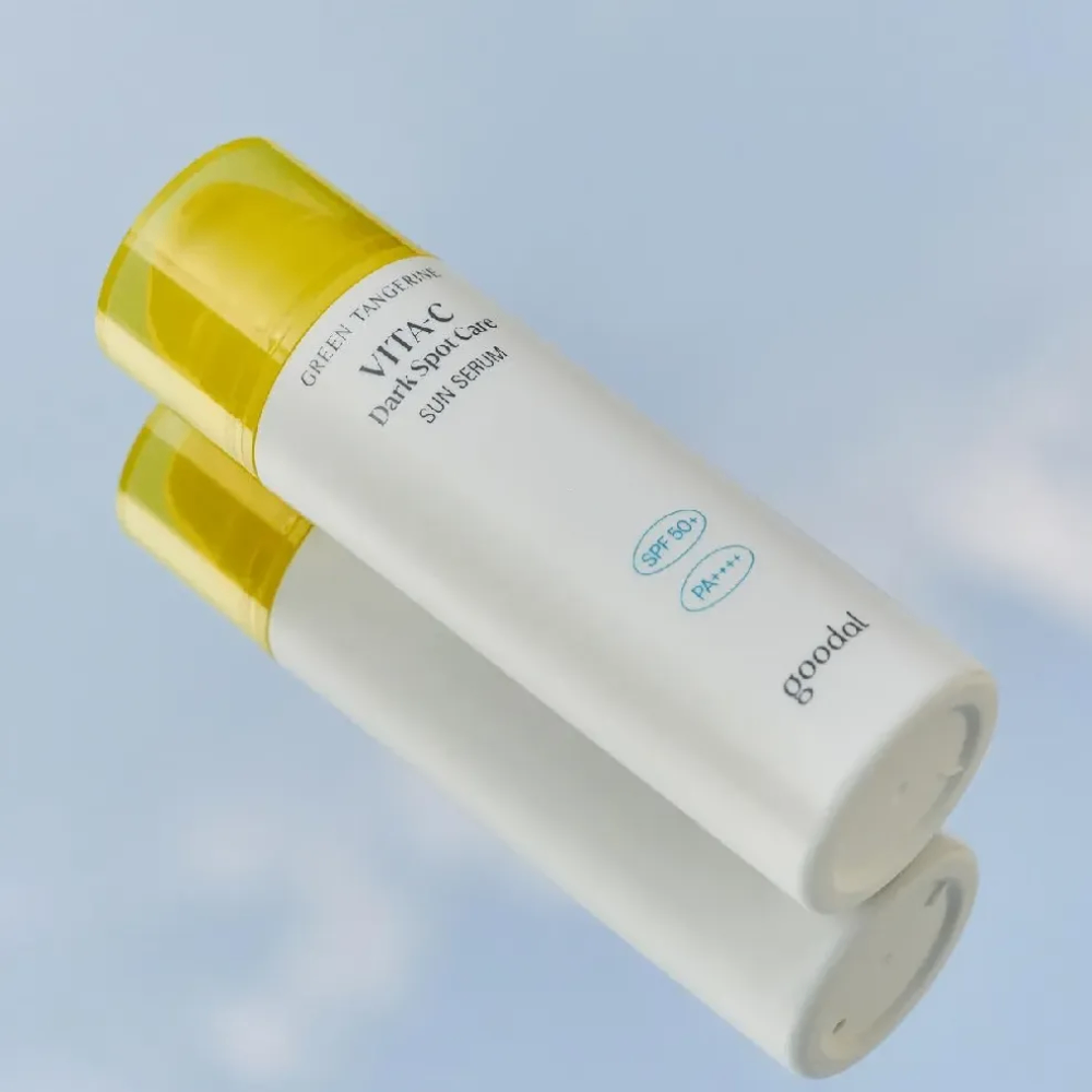Tinh Chất Chống Nắng Goodal Green Tangerine Vita C Dark Spot Care Sun Serum 50ml