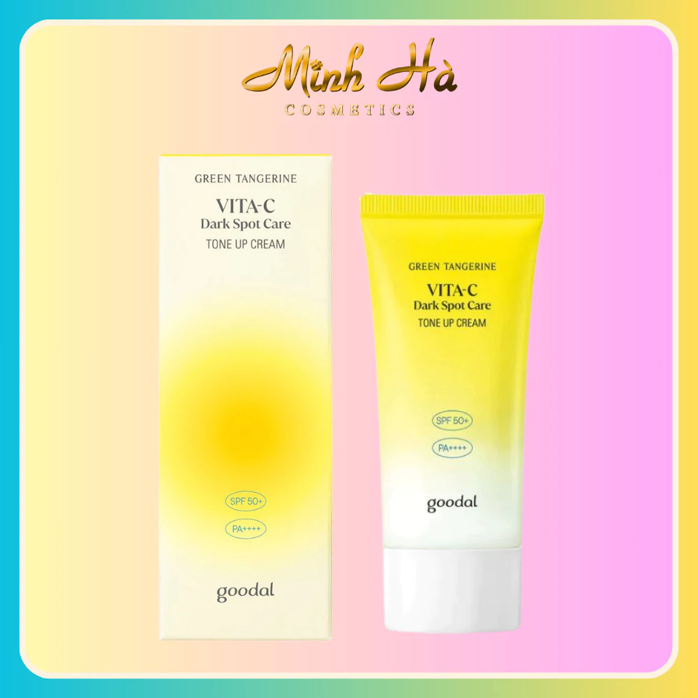 Kem Chống Nắng Goodal Green Tangerine Vita-C Dark Spot Care Tone Up Cream 50ml