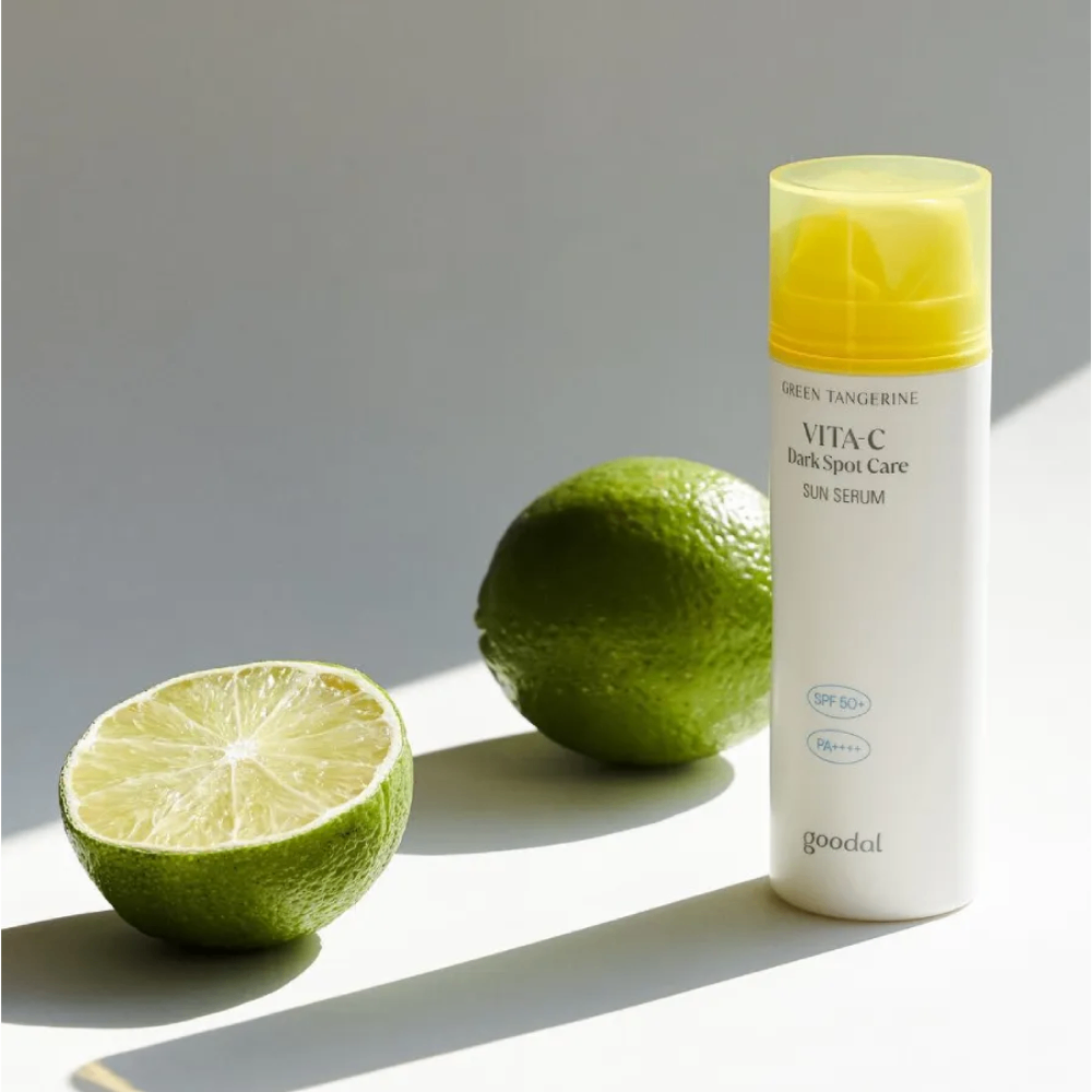 Tinh Chất Chống Nắng Goodal Green Tangerine Vita C Dark Spot Care Sun Serum 50ml