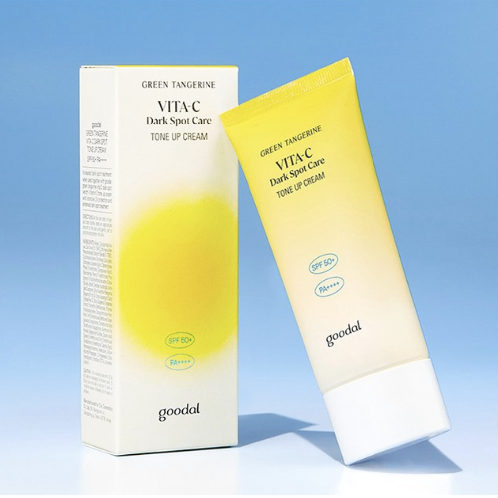 Kem Chống Nắng Goodal Green Tangerine Vita-C Dark Spot Care Tone Up Cream 50ml