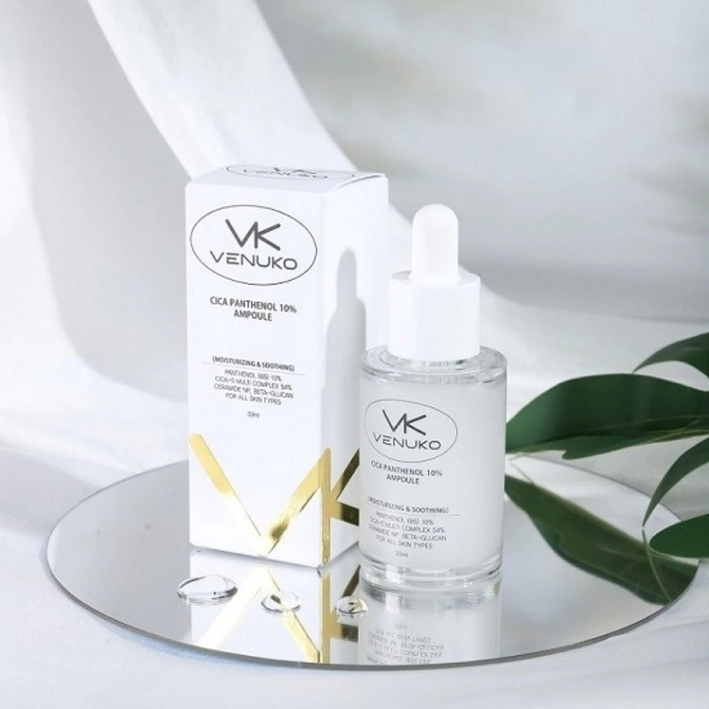 Tinh chất phục hồi Venuko Cica Panthenol Ampoule 10% 33ml