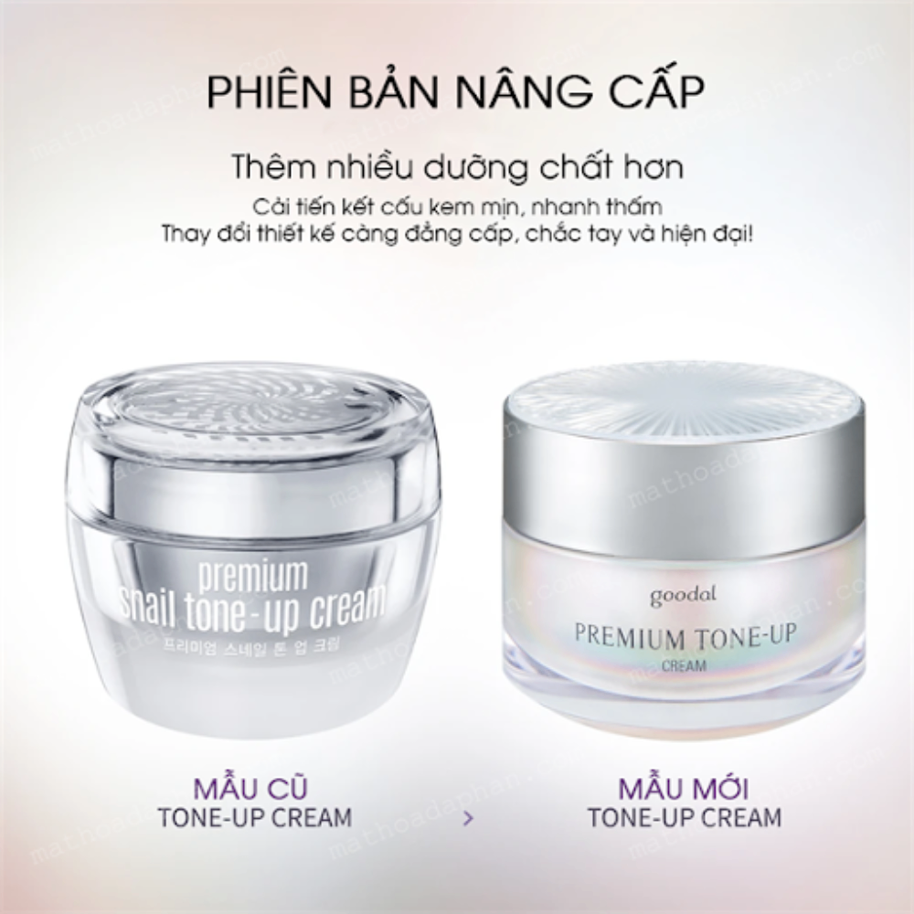Kem ốc sên Goodal Premium Tone Up Cream 30ml