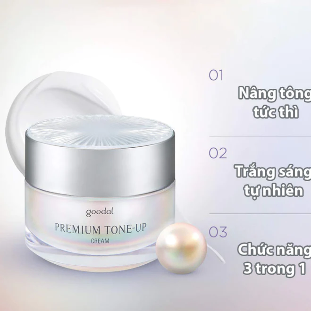Kem ốc sên Goodal Premium Tone Up Cream 30ml